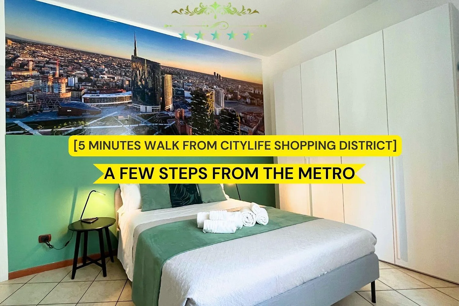 Elegant Citylife Apartment- Metro Access - Double Rooms location